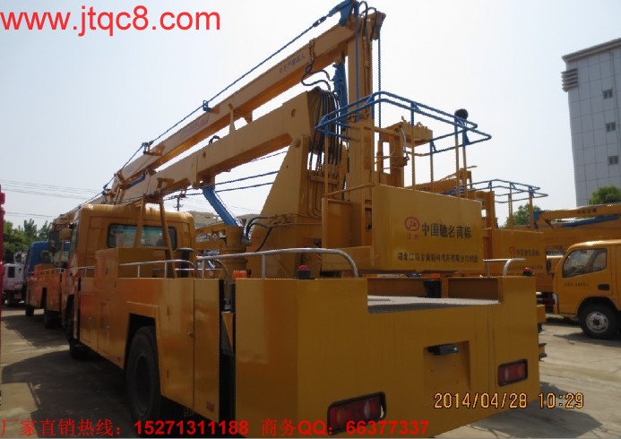 東風天錦22米登高車|最高平臺作業車|電力工程車_折臂式登高車_伸縮臂式登高車
